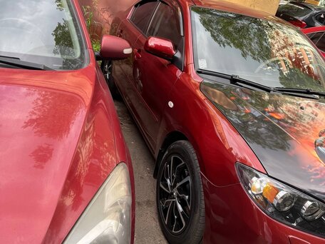 2008 Mazda 3 I (BK) Рестайлинг, красный, 890000 рублей, вид 5