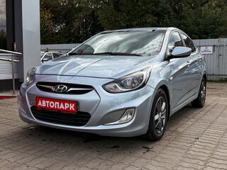 2012 Hyundai Solaris I, голубой, 839000 рублей, вид 4