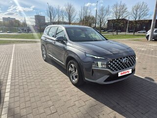 2020 Hyundai Santa Fe IV Рестайлинг, серебристый, 2350000 рублей, вид 4