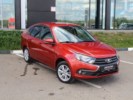 2020 Lada (ВАЗ) Granta I Рестайлинг, красный, 690000 рублей, вид 3