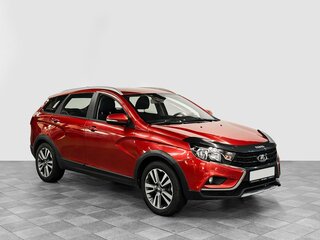 2018 Lada (ВАЗ) Vesta SW Cross I, красный, 1145000 рублей, вид 2