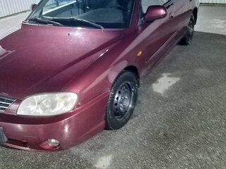2006 Kia Spectra I Рестайлинг 2, красный, 165500 рублей, вид 3