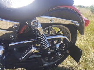 2008 Harley-Davidson Dyna Low Rider, оранжевый, 760000 рублей, вид 4