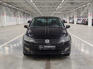 2019 Volkswagen Polo V Рестайлинг, чёрный, 1195000 рублей, вид 2