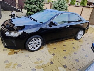 2015 Toyota Camry US Market VII (XV50) Рестайлинг, чёрный, 3000000 рублей, вид 5
