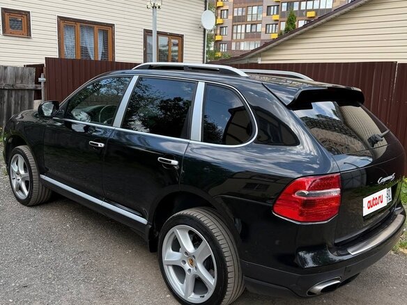 2008 Porsche Cayenne I Рестайлинг (957), чёрный - вид 1