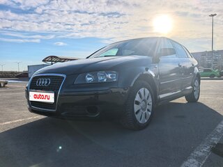2005 Audi A3 II (8P) Рестайлинг 1, чёрный, 560000 рублей, вид 3