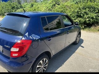 2012 Skoda Fabia II Рестайлинг, синий, 390000 рублей, вид 4