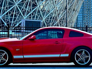 2006 Ford Mustang V, красный, 3500000 рублей, вид 4