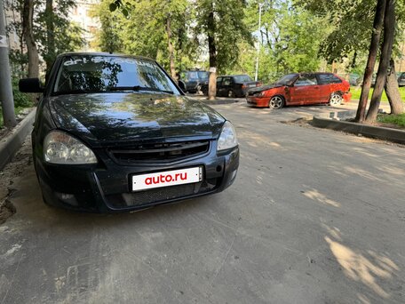 2013 Lada (ВАЗ) Priora I, чёрный, 440000 рублей, вид 1