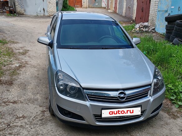 2008 Opel Astra H Рестайлинг, серебристый, 430000 рублей