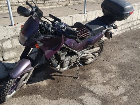 1991 Kawasaki KLE 500, фиолетовый, 230000 рублей, вид 2
