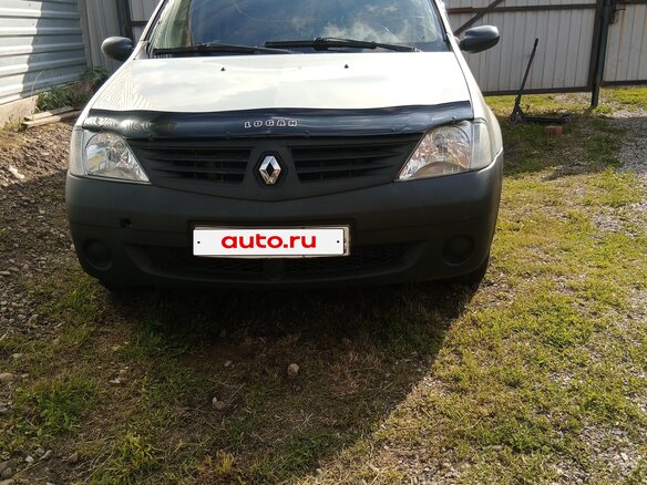 2008 Renault Logan I, зелёный, 257000 рублей