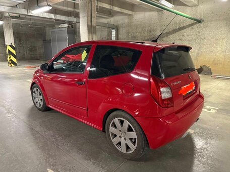 2006 Citroen C2, красный, 325000 рублей, вид 4