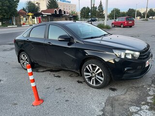 2021 Lada (ВАЗ) Vesta I, чёрный, 900000 рублей, вид 4