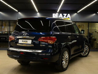 2017 Infiniti QX80 I Рестайлинг, синий, 4300000 рублей, вид 4