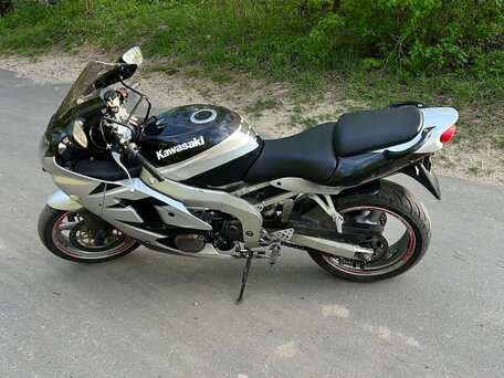 2002 Kawasaki ZX-6 Ninja, серый, 395000 рублей, вид 1