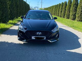 2018 Hyundai Sonata VII (LF) Рестайлинг, чёрный, 990000 рублей, вид 2