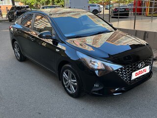 2020 Hyundai Solaris II Рестайлинг, чёрный, 1599999 рублей, вид 2