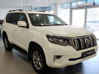 2018 Toyota Land Cruiser Prado 150 Series Рестайлинг 2, белый, 3675000 рублей, вид 3