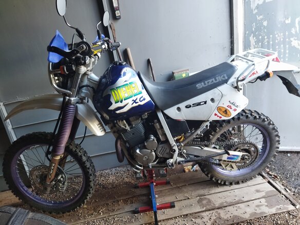 1996 Suzuki Djebel 250, синий, 250000 рублей