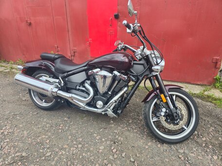 2004 Yamaha XV 1700 Warrior, пурпурный, 1300000 рублей, вид 1