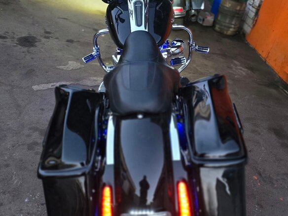 2009 Harley-Davidson Street Glide, чёрный, 980000 рублей - вид 9