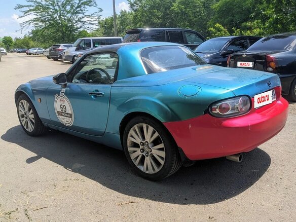 2007 Mazda MX-5 Hard Top III (NC), голубой, 1340000 рублей - вид 6