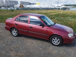 2004 Hyundai Accent ТагАЗ II, красный, 325000 рублей, вид 2