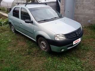 2006 Renault Logan I, зелёный, 225000 рублей, вид 2
