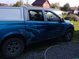2008 SsangYong Actyon Sports I, серебристый, 400000 рублей, вид 4