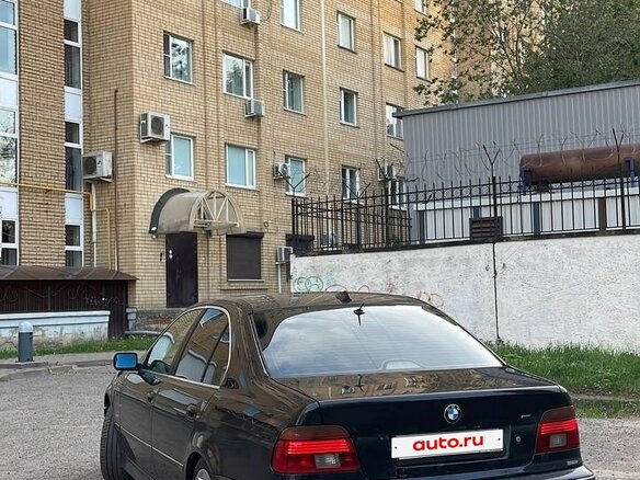 1998 BMW 5 серии 520i IV (E39), чёрный, 500000 рублей - вид 6