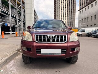 2007 Toyota Land Cruiser Prado 4-speed 120 Series Рестайлинг, красный, 3200000 рублей, вид 2