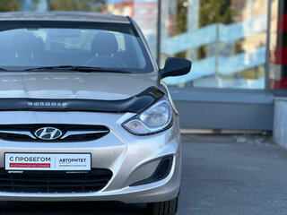 2014 Hyundai Solaris I, бежевый, 499000 рублей, вид 4
