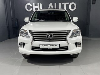 2013 Lexus LX 570 III Рестайлинг, белый, 4750000 рублей, вид 3