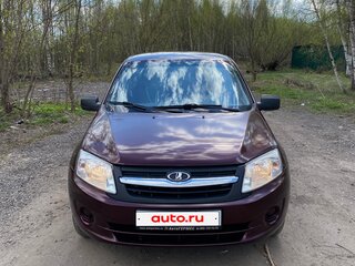 2013 Lada (ВАЗ) Granta I, пурпурный, 365000 рублей, вид 2