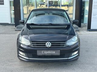 2016 Volkswagen Polo V Рестайлинг, чёрный, 818000 рублей, вид 2