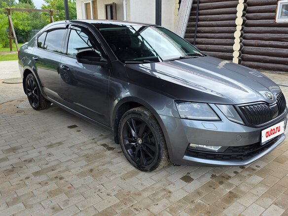 2018 Skoda Octavia III (A7) Рестайлинг, серый - вид 1