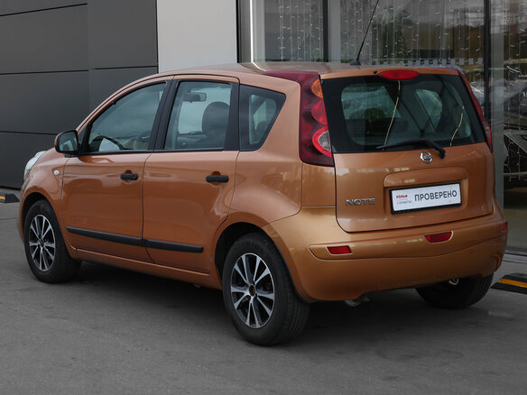 2009 Nissan Note I Рестайлинг, оранжевый - вид 6