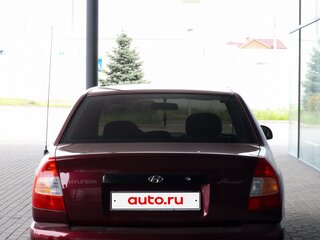 2008 Hyundai Accent ТагАЗ II, красный, 600000 рублей, вид 5