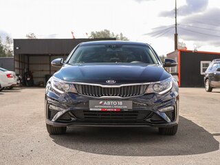 2018 Kia Optima IV Рестайлинг, синий, 1850000 рублей, вид 3