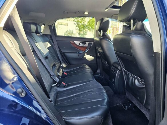 2014 Infiniti QX70, синий - вид 12