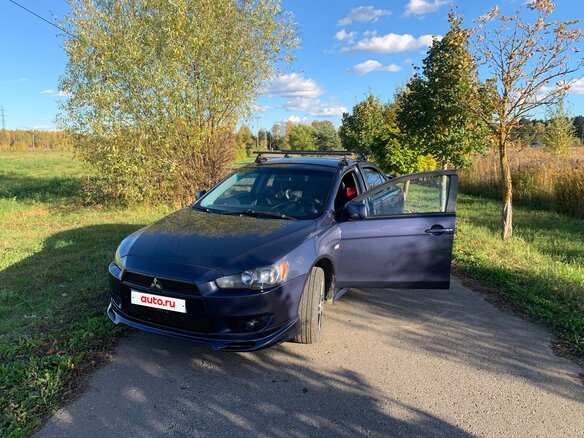 2007 Mitsubishi Lancer X, синий, 1100000 рублей