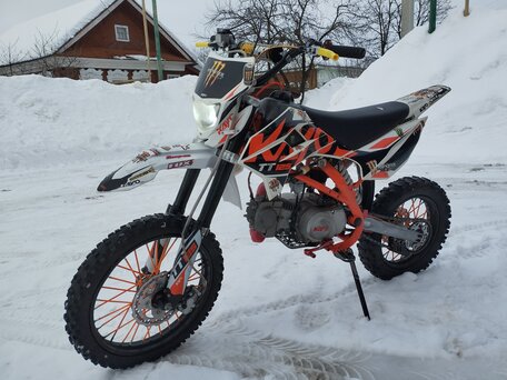 2023 Kayo Basic TT125, оранжевый, 69500 рублей, вид 4