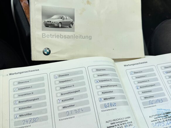 1998 BMW 5 серии 523i IV (E39), серебристый, 470000 рублей - вид 14