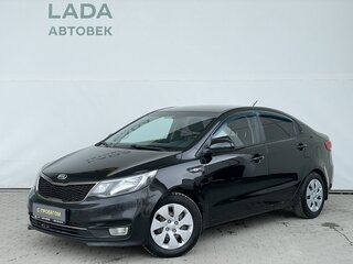 2015 Kia Rio III Рестайлинг, чёрный, 897000 рублей, вид 1