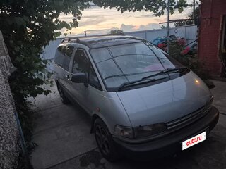 1991 Toyota Previa I (XR10, XR20), серый, 250000 рублей, вид 5