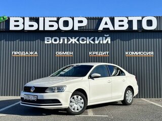 2015 Volkswagen Jetta VI Рестайлинг, белый, 990000 рублей, вид 1