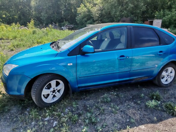 2006 Ford Focus II, голубой - вид 2