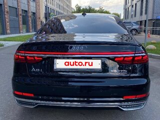 2019 Audi A8 Long 55 TFSI IV (D5), чёрный, 5900000 рублей, вид 3